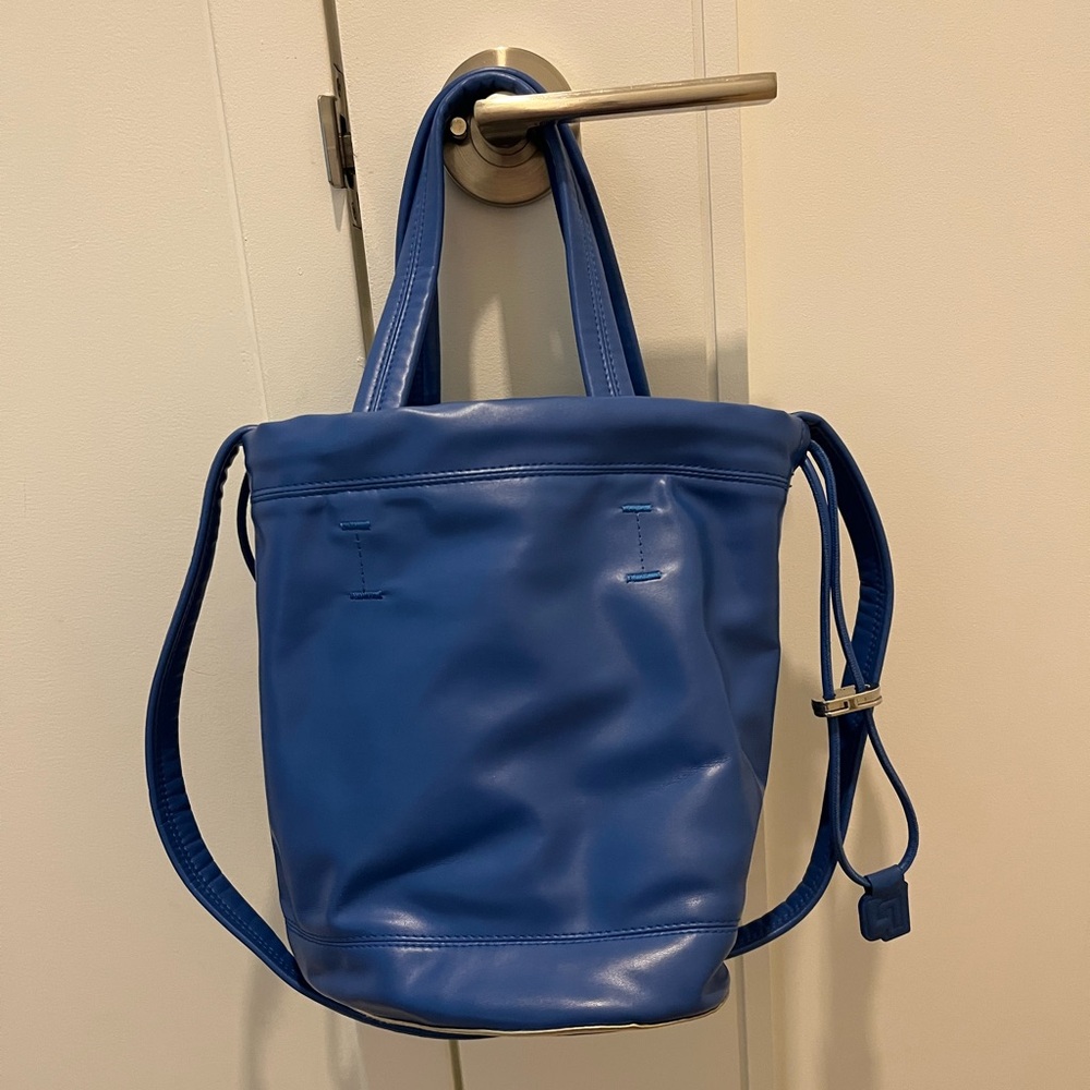 Paco Rabanne Blue Heart Bucket Bag